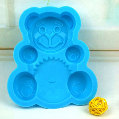 Bear shaped silicone Fondant Cakes mold 3D Chocolate Cookie jelly tray tray dying kitchen baking tool cake
Bear shaped silicone Fondant Cakes mold 3D Chocolate Cookie jelly tray tray dying kitchen baking tool cake