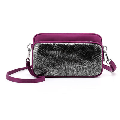Multi-layer one-shoulder inclined bag Korean version nylon Oxford fabric waterproof 100-band sequined lady bag portable bag
Multi-layer one-shoulder inclined bag Korean version nylon Oxford fabric waterproof 100-band sequined lady bag portable bag