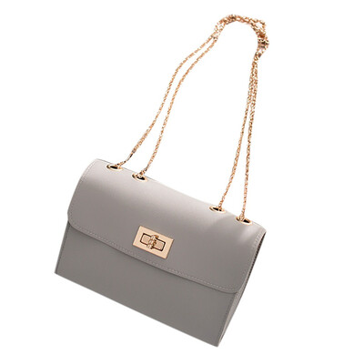 British Simple Small Square Bag Womens Fashion Designer Handbag 2019 PU Leather Chain Mobile Phone Shoulder Bags YJ