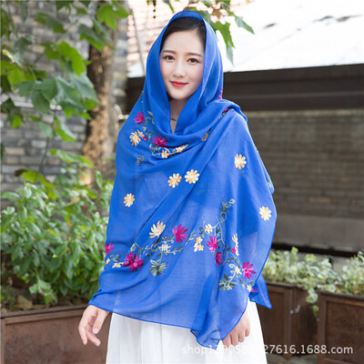 2018 explosion models autumn&winter flowers embroidery cotton&linen scarf bib literary national wind embroidery sunscreen shawl scarves
2018 explosion models autumn&winter flowers embroidery cotton&linen scarf bib literary national wind embroidery sunscreen shawl scarves