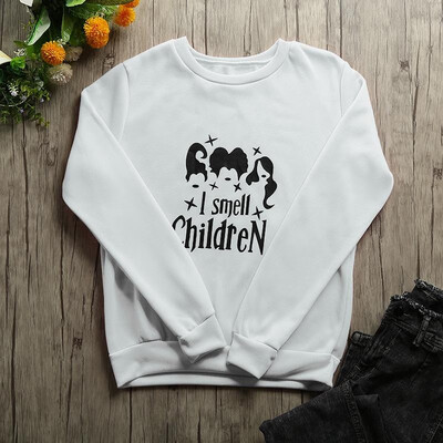 Women Halloweens Sweatshirt I smell ChildreN Letters Printed Long Sleeves Pullovers Warm Casual Tops Outwear
Women Halloweens Sweatshirt I smell ChildreN Letters Printed Long Sleeves Pullovers Warm Casual Tops Outwear