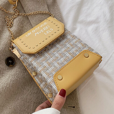 Autumn new small bag 2019 new Korean fashion rivet messenger bag Joker chain shoulder bag
Autumn new small bag 2019 new Korean fashion rivet messenger bag Joker chain shoulder bag