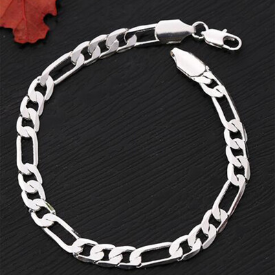 New 925 Sterling silver bangle Bracelets Party Gift Fashion Jewelry