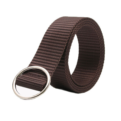 New Unisex belt fashion high quality Nyon Round ring buckle Men belt solid color Men&Women cowboy pants belt
New Unisex belt fashion high quality Nyon Round ring buckle Men belt solid color Men&Women cowboy pants belt