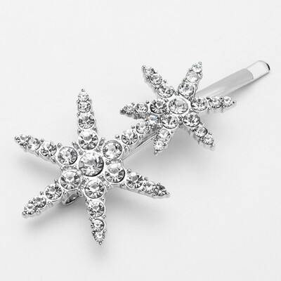 Women Beach Crystal Star Metal Hair Clips Barrette Hairpin Bobby Pin Jewelry 1pcBrand Hair Accessories
Women Beach Crystal Star Metal Hair Clips Barrette Hairpin Bobby Pin Jewelry 1pcBrand Hair Accessories
