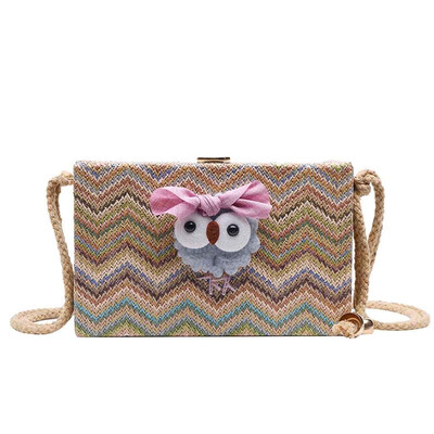 Tailored Women 2019 New Wave Pattern Casual Square Bag Fashion Shoulder Messenger Bag