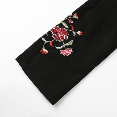 Vintage Women Embroidered Stretch Jeans High Waist Button Zipper Pockets Skinny Pencil Denim Pants Black
Vintage Women Embroidered Stretch Jeans High Waist Button Zipper Pockets Skinny Pencil Denim Pants Black