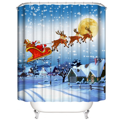 Tailored Non Slip Toilet Polyester Cover Mat Set Bathroom Shower Curtain