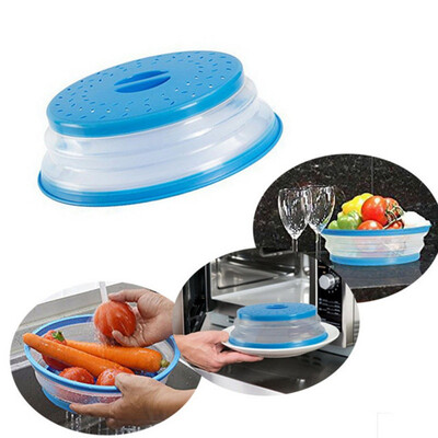 Foldable Microwave Cover Candy-Colored Fruit Vegetables Colander Strainer Washing Basket Microwave Plate Lid Kitchen Tools
Foldable Microwave Cover Candy-Colored Fruit Vegetables Colander Strainer Washing Basket Microwave Plate Lid Kitchen Tools