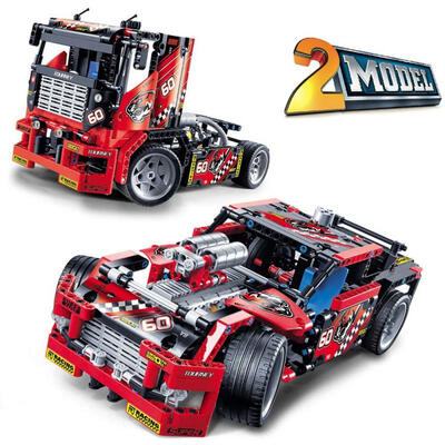 2-in-1 Technic Truck Racing Motorcycle Car Model Building Bricks Blocks Toy For Kids Children
2-in-1 Technic Truck Racing Motorcycle Car Model Building Bricks Blocks Toy For Kids Children