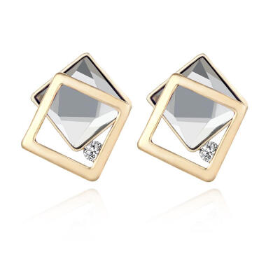 Korean Hot Bride Wedding Earrings Square Geometric Stud Earrings For Women Rhinestone Earings Fashion Jewelry Brincos Oorbellen
Korean Hot Bride Wedding Earrings Square Geometric Stud Earrings For Women Rhinestone Earings Fashion Jewelry Brincos Oorbellen