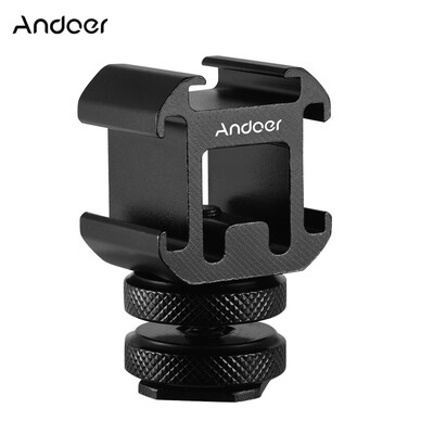 Andoer 3 Cold Shoe Mount Adapter On-Camera Mount Adapter for Canon Nikon Sony DSLR Camera for LED Video Light Microphone Monitor
Andoer 3 Cold Shoe Mount Adapter On-Camera Mount Adapter for Canon Nikon Sony DSLR Camera for LED Video Light Microphone Monitor