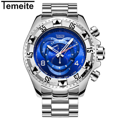 Temeite Men Fashion Sports Watches Luxury Big Dial Quartz Watch Alloy Band Calendar Luminous Wristwatches
Temeite Men Fashion Sports Watches Luxury Big Dial Quartz Watch Alloy Band Calendar Luminous Wristwatches