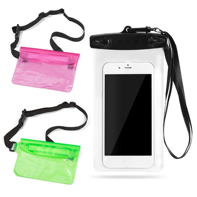 Waterproof Pouch Phone Case Set For Boating Swimming Fishing Kayaking Hiking