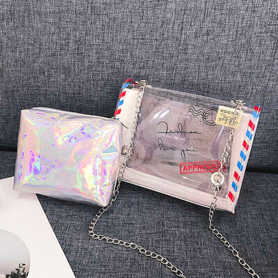 Tailored Fashion Lady Personality Transparent Jelly Chain Shoulder Bag Messenger Bag
Tailored Fashion Lady Personality Transparent Jelly Chain Shoulder Bag Messenger Bag