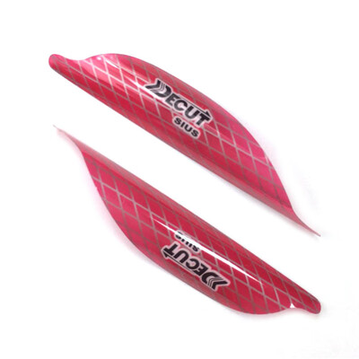 50pcs 156 Archery Spin Wings Vanes Spiral Fletches with Tape Carbon Arrow DIY