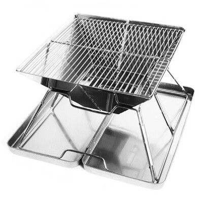 Charcoal Grill Foldable BBQ Grill Portable Stainless Steel Picnic Barbecue Grill Outdoor Cooking Patio Backyard Camping Hiking St
Charcoal Grill Foldable BBQ Grill Portable Stainless Steel Picnic Barbecue Grill Outdoor Cooking Patio Backyard Camping Hiking St