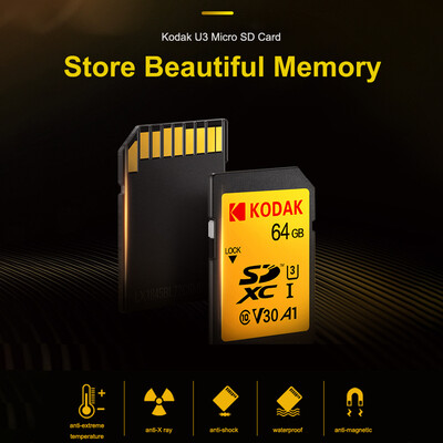Kodak U3 SD Card 256GB Memory Card UHS-I High Speed V30 SDXC Camera 4K HD Recrding
Kodak U3 SD Card 256GB Memory Card UHS-I High Speed V30 SDXC Camera 4K HD Recrding
