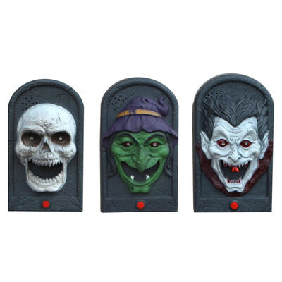 New Hot Halloween Light Up Eyeball Skull Doorbell Talking Scary Sounds For Party Bar Door Decorations Kids Gift Toys Skull Head
New Hot Halloween Light Up Eyeball Skull Doorbell Talking Scary Sounds For Party Bar Door Decorations Kids Gift Toys Skull Head