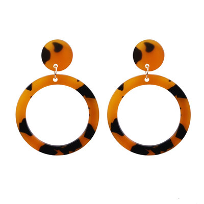 EK485 New Fashion Leopard Acetic Acid Drop Earrings for Women Personality Exaggerated Geometric Round Brown Acrylic Earrings
EK485 New Fashion Leopard Acetic Acid Drop Earrings for Women Personality Exaggerated Geometric Round Brown Acrylic Earrings