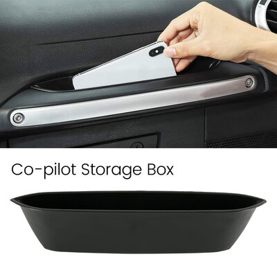 Car Co-pilot Front Handle Storage Tray Box Trim for Jeep Wrangler JK 2011-2017 Black Automobiles Interior Accessories
Car Co-pilot Front Handle Storage Tray Box Trim for Jeep Wrangler JK 2011-2017 Black Automobiles Interior Accessories