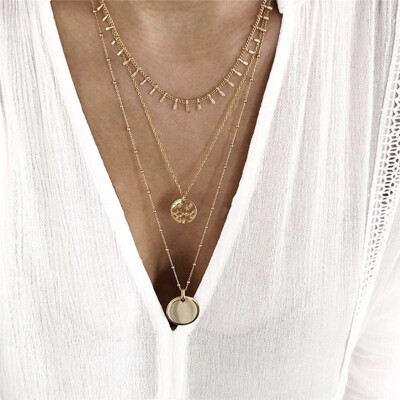 HuaTang Star Moon Pendant Necklace Boho Geometric Crystal Layered Necklaces for Women Girl Waterdrop Opal Collar Choker Jewelry
HuaTang Star Moon Pendant Necklace Boho Geometric Crystal Layered Necklaces for Women Girl Waterdrop Opal Collar Choker Jewelry