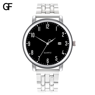 Gobestart New Fashion High-End Mens Quartz Letter Watch Steel Strap Strap Mens Watch
Gobestart New Fashion High-End Mens Quartz Letter Watch Steel Strap Strap Mens Watch