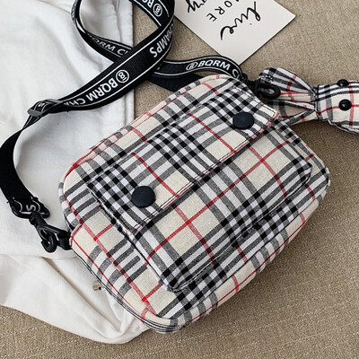 Canvas bag women2019 new style Korean 100-way small square bag check casual single-shoulder one-shoulder one-shoulder and
Canvas bag women2019 new style Korean 100-way small square bag check casual single-shoulder one-shoulder one-shoulder and