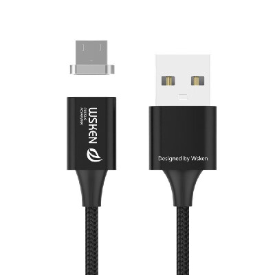 WSKEN X-Cable Lite Metal Magnetic Cable Micro USB Cable LED Indicator Strong Magnetism Durable Dustproof Charging Cable for Micro
WSKEN X-Cable Lite Metal Magnetic Cable Micro USB Cable LED Indicator Strong Magnetism Durable Dustproof Charging Cable for Micro
