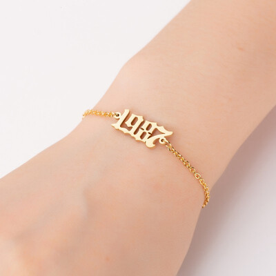 1980-2000 Pendant Charm Bracelets Stainless Steel Chain Jewelry Gifts For Women Men Baby Child Time Past Birthday Gifts
1980-2000 Pendant Charm Bracelets Stainless Steel Chain Jewelry Gifts For Women Men Baby Child Time Past Birthday Gifts