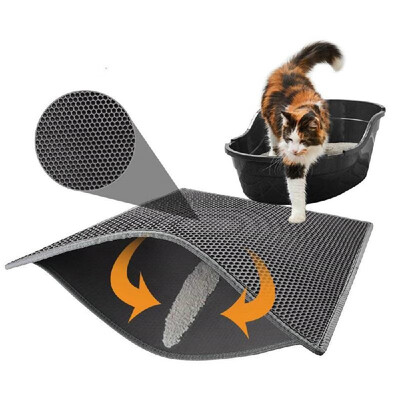 Cat Litter Mat EVA Black Double Layer Cats Litter Trapper Mats Waterproof Bottom Layer
Cat Litter Mat EVA Black Double Layer Cats Litter Trapper Mats Waterproof Bottom Layer