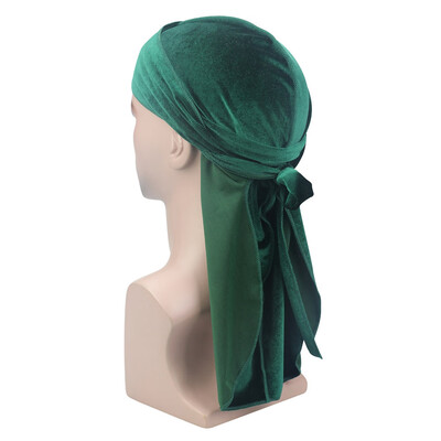 6 Colors Muslim Long Tail Velvet Durag Turban Hijab Hat Pirate Hat For Unisex Women Men Hair Accessories
6 Colors Muslim Long Tail Velvet Durag Turban Hijab Hat Pirate Hat For Unisex Women Men Hair Accessories