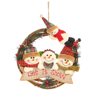 Tailored Christmas Decoration Rattan Circle Pendant Rattan Wreath Decorative Pendant
Tailored Christmas Decoration Rattan Circle Pendant Rattan Wreath Decorative Pendant