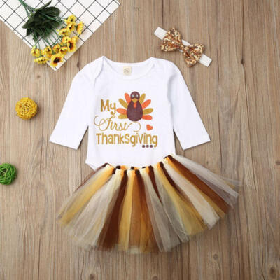 3PCS Newborn Kids Baby Girl Thanksgiving Romper Tops Tutu Skirt Outfit Set 0-12M
3PCS Newborn Kids Baby Girl Thanksgiving Romper Tops Tutu Skirt Outfit Set 0-12M