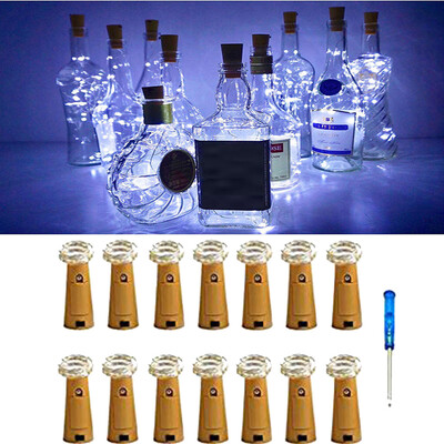 Gobestart 14Pcs Cork Shaped LED Night Light Starry Light Wine Bottle Lamp For Party Decor
Gobestart 14Pcs Cork Shaped LED Night Light Starry Light Wine Bottle Lamp For Party Decor