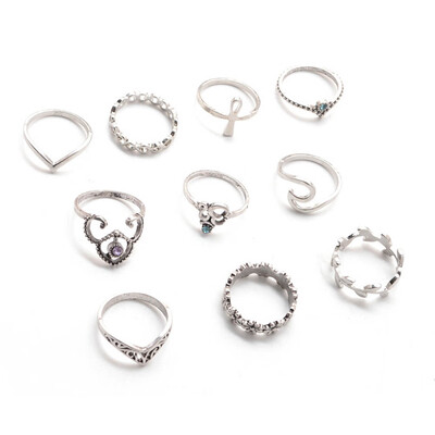 Ring Stacking Ring Set Jewelry Carved Birthday Gift Accessories Women Twist Mid Index Finger Rings Hand Crown Hollow Palm Midi
Ring Stacking Ring Set Jewelry Carved Birthday Gift Accessories Women Twist Mid Index Finger Rings Hand Crown Hollow Palm Midi