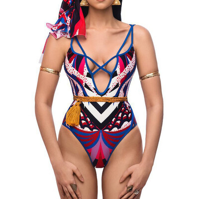 Roseonmyhand Fashion Women Swimwear Geometric Printed Push-Up Bikini Bandage One-Piece
Roseonmyhand Fashion Women Swimwear Geometric Printed Push-Up Bikini Bandage One-Piece