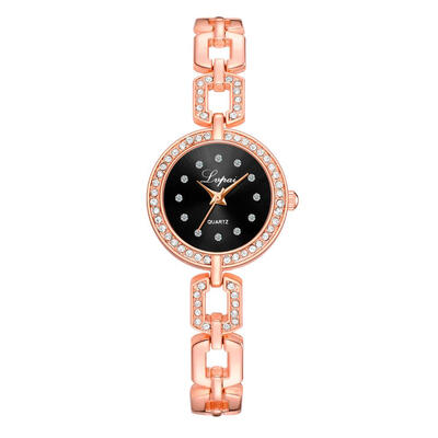 Modern Fashion Womens Watches With Rhinestone Quartz Wristwatch Rose Gold Bracelet Casual Dress Clock Gift For Female
Modern Fashion Womens Watches With Rhinestone Quartz Wristwatch Rose Gold Bracelet Casual Dress Clock Gift For Female