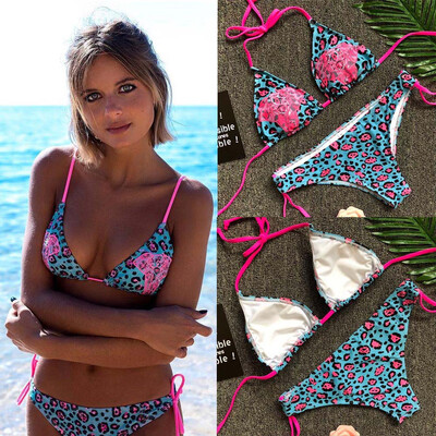 Roseonmyhand Women Sexy Printed Leopard Bikini Set Push-Up Padded Swimwear Swimsuit Beachwear
Roseonmyhand Women Sexy Printed Leopard Bikini Set Push-Up Padded Swimwear Swimsuit Beachwear