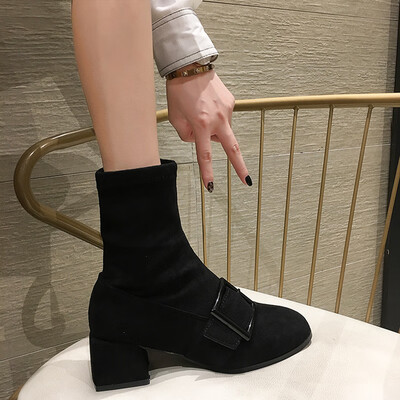 Fashion Martin Boots New British Style Autumn Korean Edition Street Short Boots for Coarse-heeled Handsome Locomotives
Fashion Martin Boots New British Style Autumn Korean Edition Street Short Boots for Coarse-heeled Handsome Locomotives
