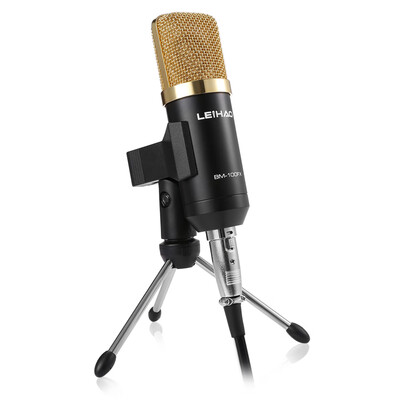 GBTIGER BM - 100FX USB Condenser Sound Recording Microphone with Stand for Radio Braodcasting
GBTIGER BM - 100FX USB Condenser Sound Recording Microphone with Stand for Radio Braodcasting