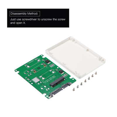 mSATA to SATA Enclosure mSATA to 25 SATA Adapter SSD Hard Drive Converter to SATA 30 Card with Case
mSATA to SATA Enclosure mSATA to 25 SATA Adapter SSD Hard Drive Converter to SATA 30 Card with Case