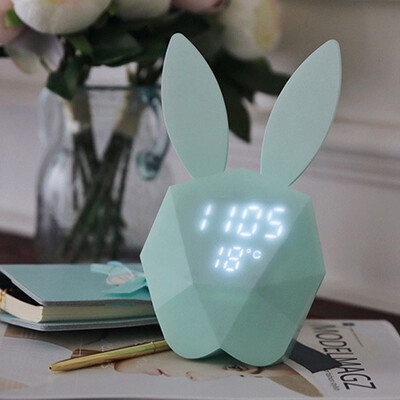 Gobestart Rabbit Model Alarm Clock Intelligent Voice Control USB Charging Small Light BU
Gobestart Rabbit Model Alarm Clock Intelligent Voice Control USB Charging Small Light BU