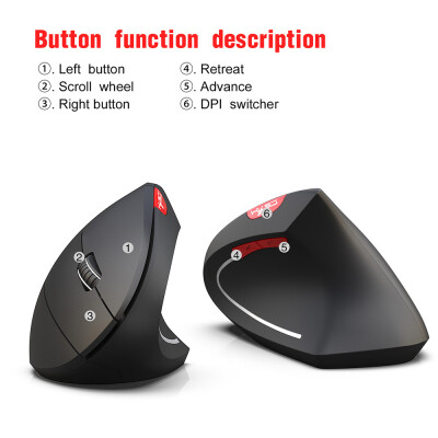 HXSJ T29 Wireless Mouse BT30 Vertical Optical Mouse 3 Adjustable DPI Ergonomic Design for Windows Android SystemGrey
HXSJ T29 Wireless Mouse BT30 Vertical Optical Mouse 3 Adjustable DPI Ergonomic Design for Windows Android SystemGrey