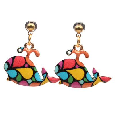 Enamel Cute Whale Earrings French Clip Alloy Stud Fashion Ocean Animal Jewelry For Girl Women Ladies Novelty Accessories
Enamel Cute Whale Earrings French Clip Alloy Stud Fashion Ocean Animal Jewelry For Girl Women Ladies Novelty Accessories