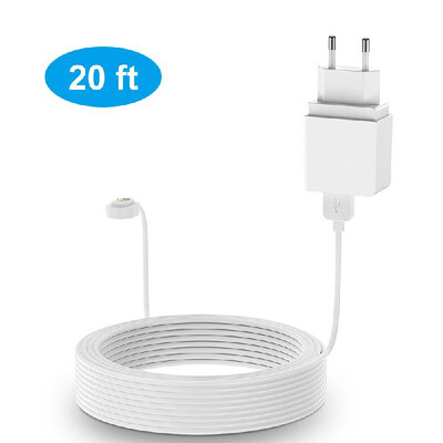 Power Cord for Arlo Ultra 4K UHD Magnetic Chanrging Cable Waterproof Charger With EU Plug for Indoor&Outdoor Use 6M9M 1PCS Wh
Power Cord for Arlo Ultra 4K UHD Magnetic Chanrging Cable Waterproof Charger With EU Plug for Indoor&Outdoor Use 6M9M 1PCS Wh