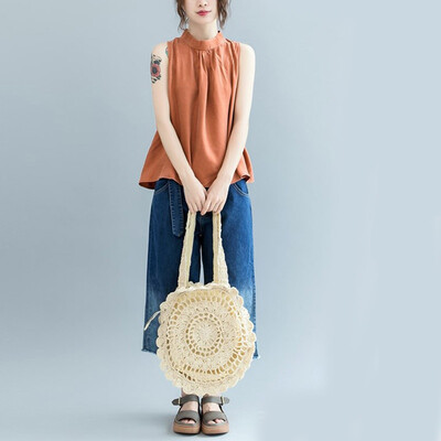 2019 Large Capacity Women Straw Shoulder Bags Solid Summer Beach Bags Hollow Out Handmade Circular Woven Reusable Shopping Bags
2019 Large Capacity Women Straw Shoulder Bags Solid Summer Beach Bags Hollow Out Handmade Circular Woven Reusable Shopping Bags