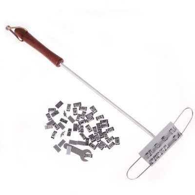 Barbecue Tool Outdoor BBQ Tools Meat Branding Iron Personality Steak Branded with English Alphabet Changeable 55 Letters
Barbecue Tool Outdoor BBQ Tools Meat Branding Iron Personality Steak Branded with English Alphabet Changeable 55 Letters