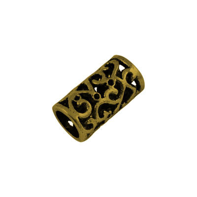 Tibetan Style European Beads Large Hole Beads Lead Free & Cadmium Free & Nickel Free Column Antique Golden 11mm in diameter
Tibetan Style European Beads Large Hole Beads Lead Free & Cadmium Free & Nickel Free Column Antique Golden 11mm in diameter