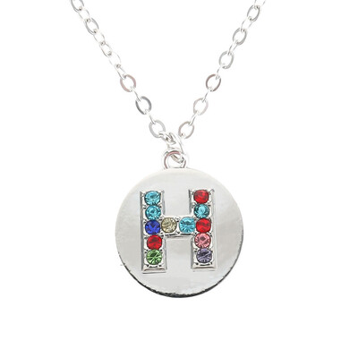 Silver Alphabet Initial Letter A To Z Pendant Necklace Colorful Rhinestone Pendant Birthday Gifts Christmas Gifts For Women Girls
Silver Alphabet Initial Letter A To Z Pendant Necklace Colorful Rhinestone Pendant Birthday Gifts Christmas Gifts For Women Girls